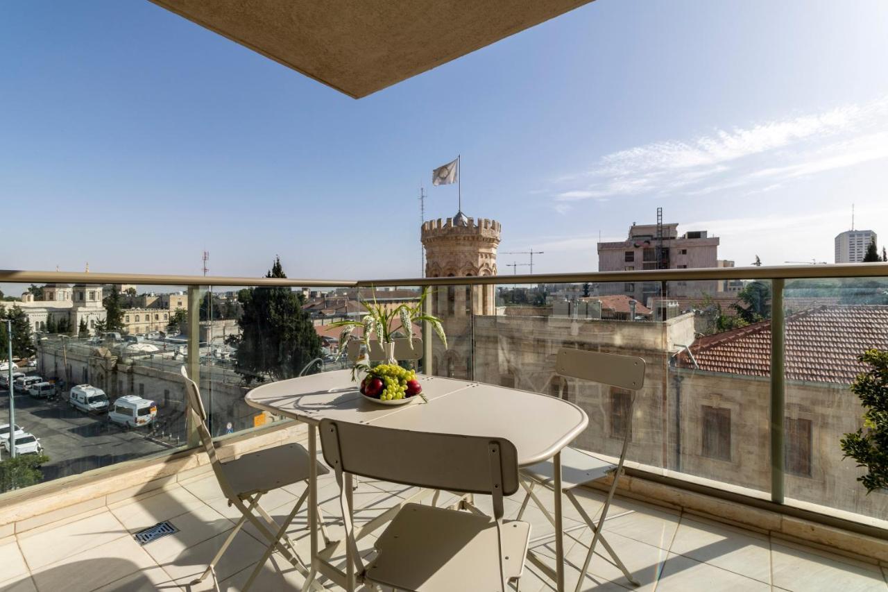 Luxury Three-Bedroom/Terrace Over Old City View Єрусалим Екстер'єр фото