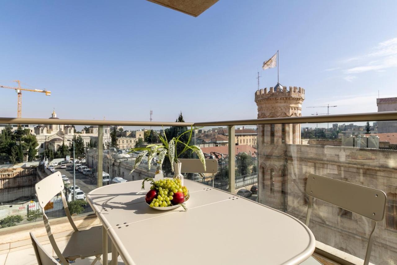 Luxury Three-Bedroom/Terrace Over Old City View Єрусалим Екстер'єр фото